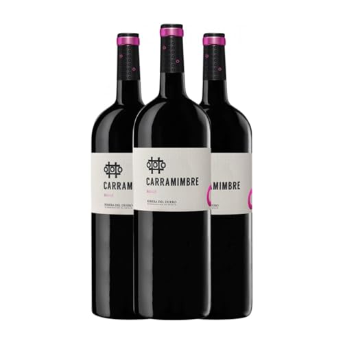 Carramimbre Ribera del Duero Roble Botella Magnum 1,5 L Vino tinto (Caja de 3 Botella Magnum de 1,5 L)