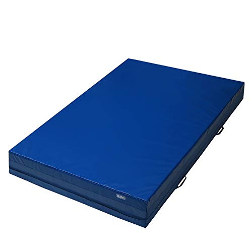 Alpidex Weichbodenmatte Matte Turnmatte Fallschutz 200 x 100 x 25 cm mit Anti-Rutschboden und...