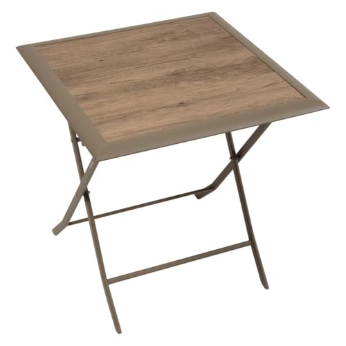 Table de jardin pliante 2 places 71x71cm AZUA café Hespéride - vue 3