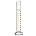 Ronyes Lifescience 100 mL Glass Graduated Cylinder Measuring Single Metric Scale 2 Pcs with Brush (Pack of 2) …