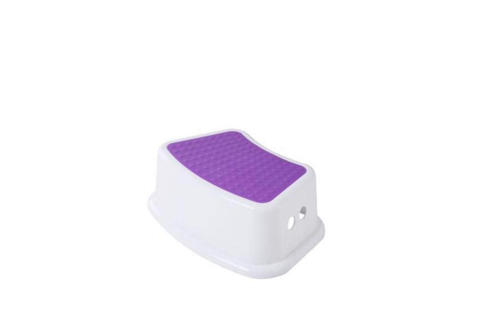Marchepieds pliant enfant violet à 2 marches pour autonomie de bébé