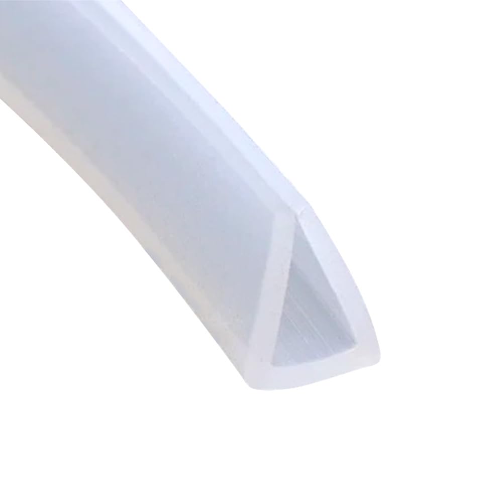 Joint d'étanchéité douche étanche en U blanc 12x15mm pour stopper les fuites