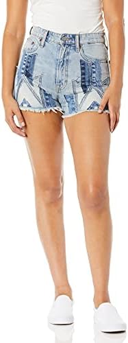 HIGH Rise Lucky PINS Jean Short 