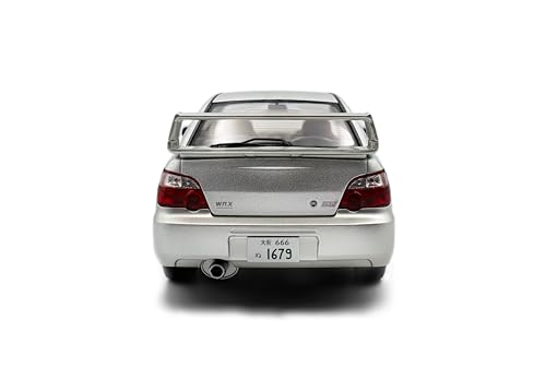 Solido 1:18 Subaru Impreza WRX STI Modelo Diecast Plata miniatura 4