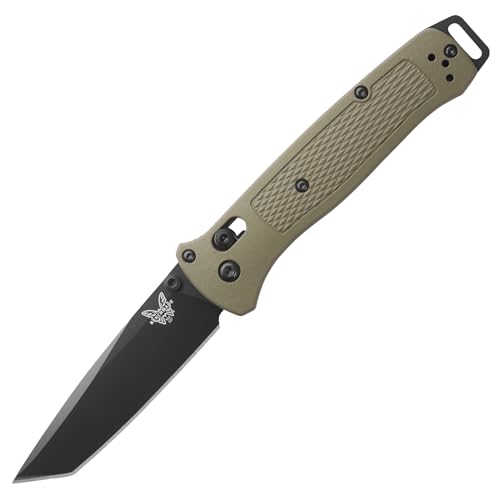 Benchmade - Bailout 537 EDC Knife, Tanto Blade, Ranger Green Grivory Handle (537BK-06)