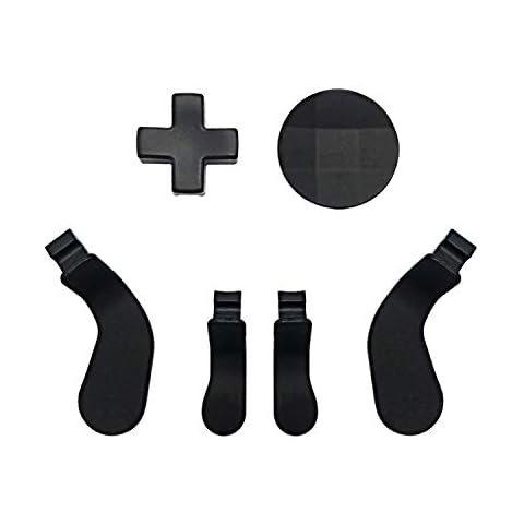E-MODS GAMING Metal D-pads and Paddles Hair Trigger Locks Replacement for Elite Series 2 Controller and Xbox One Series 1 Controllers(Black) Cover