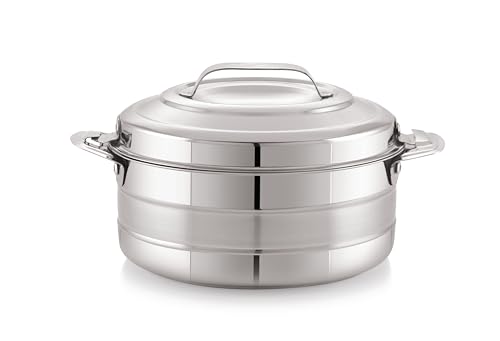 Image of Pigeon Galaxy Stainless Steel Insulated Casserole | Insulated Hot Pot | Food Grade Casserole Container with Steel Lid - Galaxy 1000ml