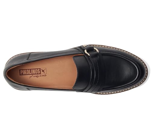 Image of PIKOLINOS Aldaya W6P3742 Women's Loafers - Premium Calfskin Leather Slip-On - Lightweight Comfort, Removable Insole, Medium & Wide Width Ergonomic Everyday Support