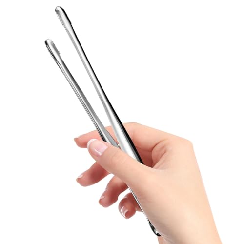 Pinces de cuisine en acier inoxydable, pinces de cuisine pour la cuisine - Pinces de cuisine Pinces alimentaires en acier inoxydable résistantes à la chaleur | Clip alimentaire polyvalent pour Barbecu