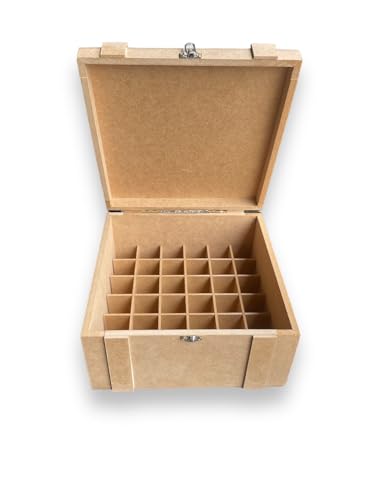 Caixa Para Óleos Essenciais e esmaltes para 36 unidades Tampa com Detalhes organizador manicure
