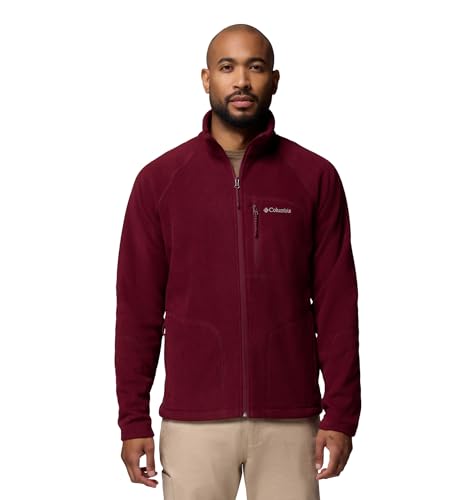 Columbia Fast Trek 2 Full Zip Fleece Veste Polaire Entièrement Zippée Homme , Vin riche , M