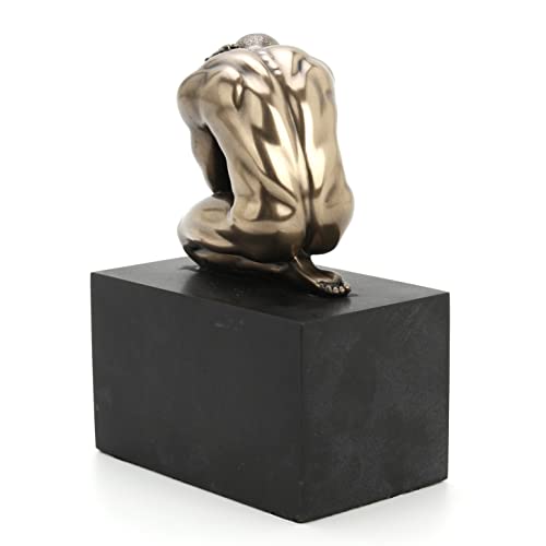 Figura Masculina Desnuda Llorando 4.38 in Estatua Decorativa miniatura 7