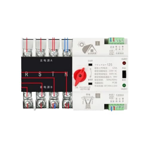 Disjoncteur inverseur 4P 125A protégez vos machines des coupures 380V