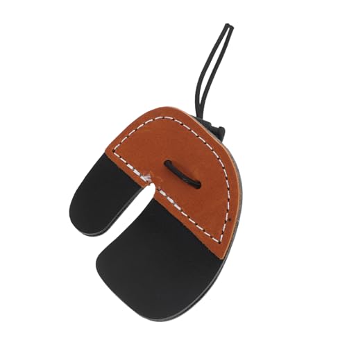 BRIGHTFUFU Protector de Dedos de con de Accesorio Profesional Diestros Duradero y Cómodo Arquería y Práctica de