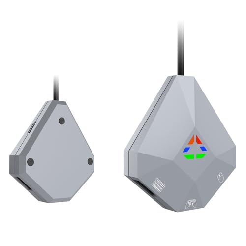 Adaptador de teclado y mouse con conexión USB con cable para PS4/PS3/Xbox SeriesS X/Xbox One/PC/Switch