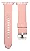 Band for Apple Watch , Woven Nylon Berry Check With Pink Sand Silicone (2 packs) for Apple Watch Band Series 3/2/1, 38 mm Strap Replacement Sport Band for Women