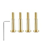 Compatible con Casio GBD-H1000 GBD H1000 correa de tornillo de reloj lateral biela tornillo reparación de reloj accesorios plateados dorados y negros(4pcs gold)