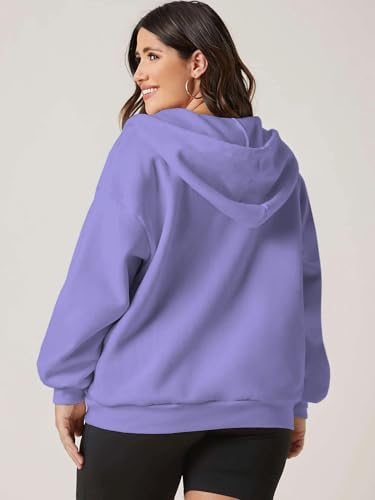 Image of FUNKY MONKEY Plus Size Loose FIT Womens Zip UP Hoodie Sizes Till 5XL