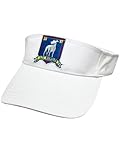 A.F.C. Richmond Football Club Visor - Soccer Coach Costume Hat & Everyday Wear - Adjustable White Baseball Cap Fan Apparel TV