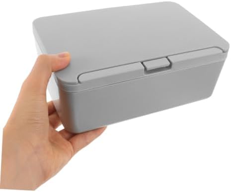 VILLCASE Portable Wet Wipes Container with Sealing Design Lid, Leakproof Plastic Wipe Holder Featuring Onekey Toggle and Reinforced Construction for Car and Nursery Use — view 3