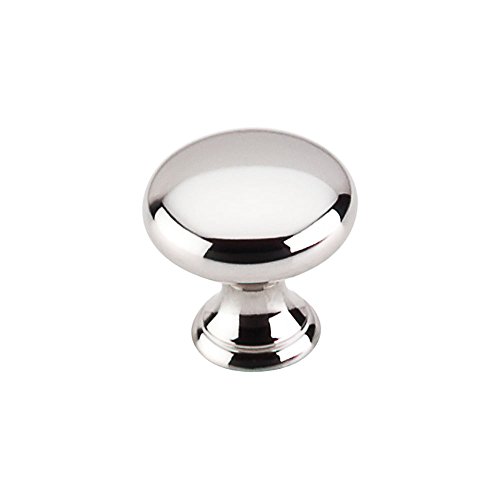 Top Knobs M1311 Asbury Collection 15/16" Mushroom Knob, Polished Nickel #TOP23