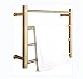 Scaldasalviette Elettrico da Parete scaldasalviette Elettrico in Acciaio Inox Tondo 4 Barre scaldasalviette da Bagno GoldPlug inUK (Ha