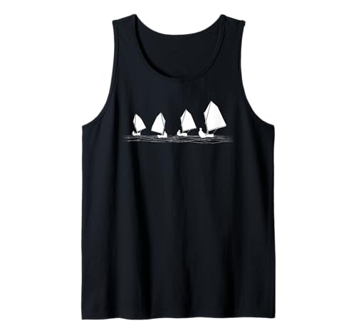 Dinghy Boot Opti Segeln Rennen Tank Top