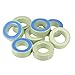 Tool parts 8pcs 26.9 x 45 x 16.8mm Ferrite Ring Iron Powder for Toroid Cores Light for Green Blue
