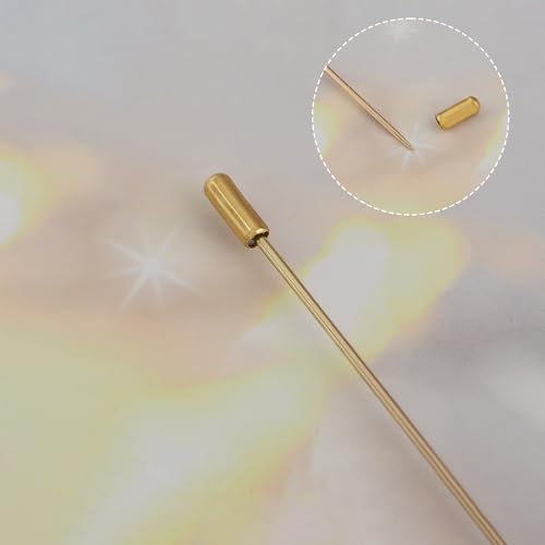 Image of Alilang 2Pcs Classic Hat Pins for Women and Lapel Brooch Set Vintage Style Decorative Stick Pins for Hats Suits Scarves Fitted Hats to Keep Hat in Place