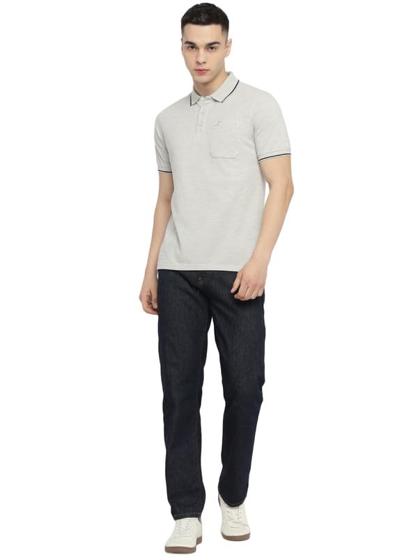 Image of AMERICAN CREW Men's Polo Collar T-Shirt with Pocket, Combo Pack of 2