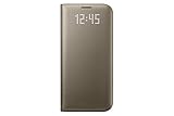 Samsung Galaxy S7 edge Case LED View Flip Cover  - Gold