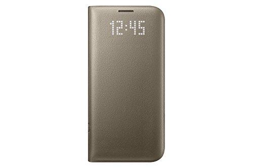 Samsung Galaxy S7 edge Case LED View Flip Cover - Gold