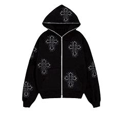 kimu YEOU Women Y2K Star Girl Graphic Hoodies Punk Jackets