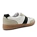 Rihero Men's Fashion Sneakers Comfortable Tennis Walking Shoes Lace-Up Non Slip Skate Casual Sneakers White Black Size 10.5