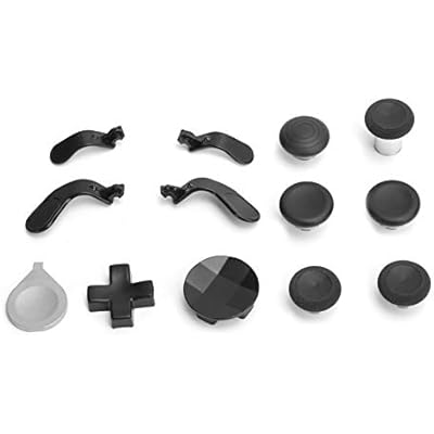 Metal Gamepad Swap Thumbsticks Accessory Set for One 2, Smooth Buttons, Personalized for Better Gaming Experience, 6 Button Options, for Players