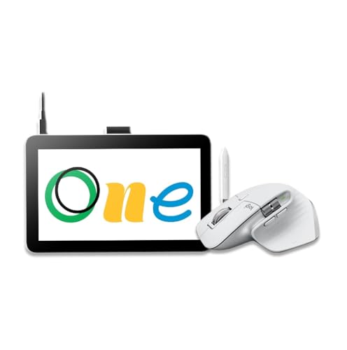 MX Master 3s & Wacom One 12, Grigio chiaro
