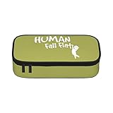 Human Fall Flat ヒューマン フォール フラット かわいい ペンケース 大容量 帆布 筆箱 多機能 収納 シンプル学生 社会人用 ジッパー式 文房具