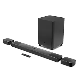 JBL Bar 9.1, Truly Wireless Soundbar with 9.1 (5.1.4) Channel, True Dolby Atmos DTS:X 3D Sound, 10 Down-Firing Wireless Subwoofer, HDMI ARC, Bluetooth, Built-in Chromecast & AirPlay 2 (820W)