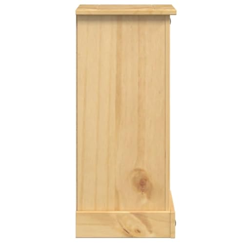 Chiffonnier Pratique en Bois de Pin Massif et Métal - 7