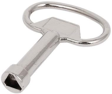 Bary Metalic Service Utility Meter Key Gas Electric Box Cupboard Cabinet Triangle DIY