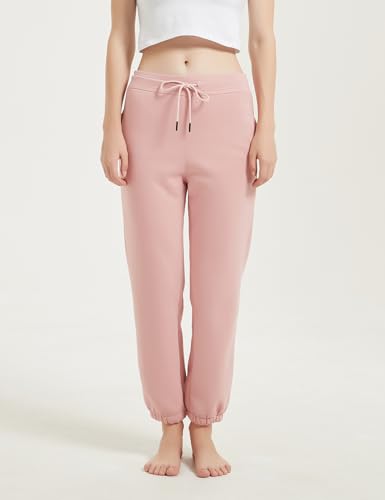 Image of Gihuo Women's Sherpa Lined Sweatpants Winter Warm Fleece Lined Sweatpants with Pockets Fleece Jogger Pants