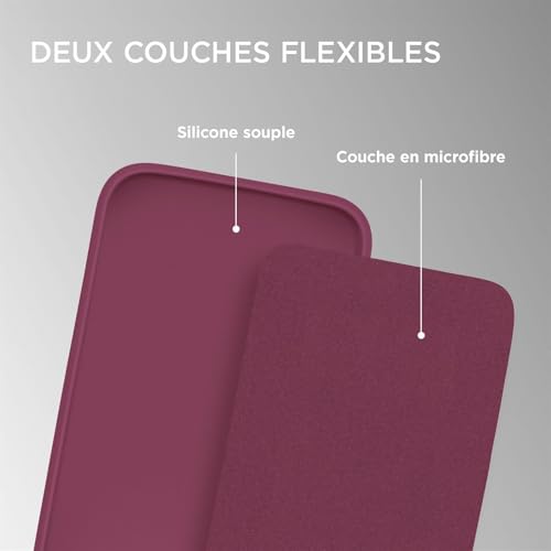 Coque iPhone XR silicone souple prune coque arrière antichoc - 3