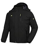 Winddicht und Wasserabweisend: Die äußere Schicht der Winterjacke Herren besteht aus 150D mattem High-Stretch-Gewebe, das wind- und wasserabweisend ist und dafür sorgt, dass Sie im Freien trocken und warm bleiben. Gleichzeitig hat das Gewebe eine ausgezeichnete Elastizität und weiche Atmungsaktivität, die für hervorragenden Komfort und Haltbarkeit sorgt