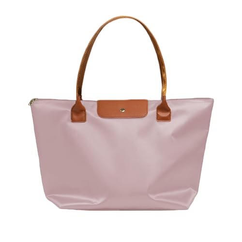 Aulenge Bolso Tote Mujer Grande e Impermeable Bolso de Trabajo para Oficina Viaje Universidad Resistente al Agua y Antiarañazos Rosa