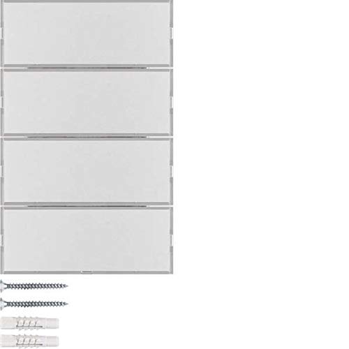 Teclado KNX 4 fases, series berker K.x de hager, aluminio