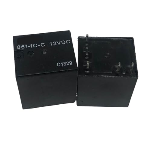 Relé 861-1C-S 12 VCC con conmutación eficiente de alta conductividad y 5 pines