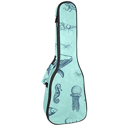 Sac à dos ukulélé robuste housse de transport rembourrée 10 mm soprano