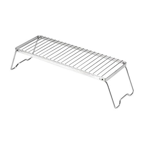 Support réchaud acier inoxydable durable étagère extérieure de camping - 2