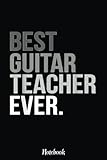 Photo Gallery best guitar teacher ever inspiration music educator notebook: inspirational journal or notebook for teacher gift: great for teacher appreciation/retirement/year end gift /6"x9"110 pages Photo Gallery best guitar teacher ever inspiration music educator notebook: inspirational journal or notebook for teacher gift: great for teacher appreciation/retirement/year end gift /6"x9"110 pages