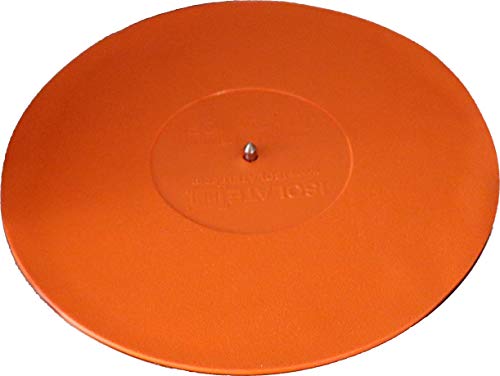Isolate It 6 Mm Orange Sorbothane Turntable Mat For Djs And Audio Professionals #TOP1